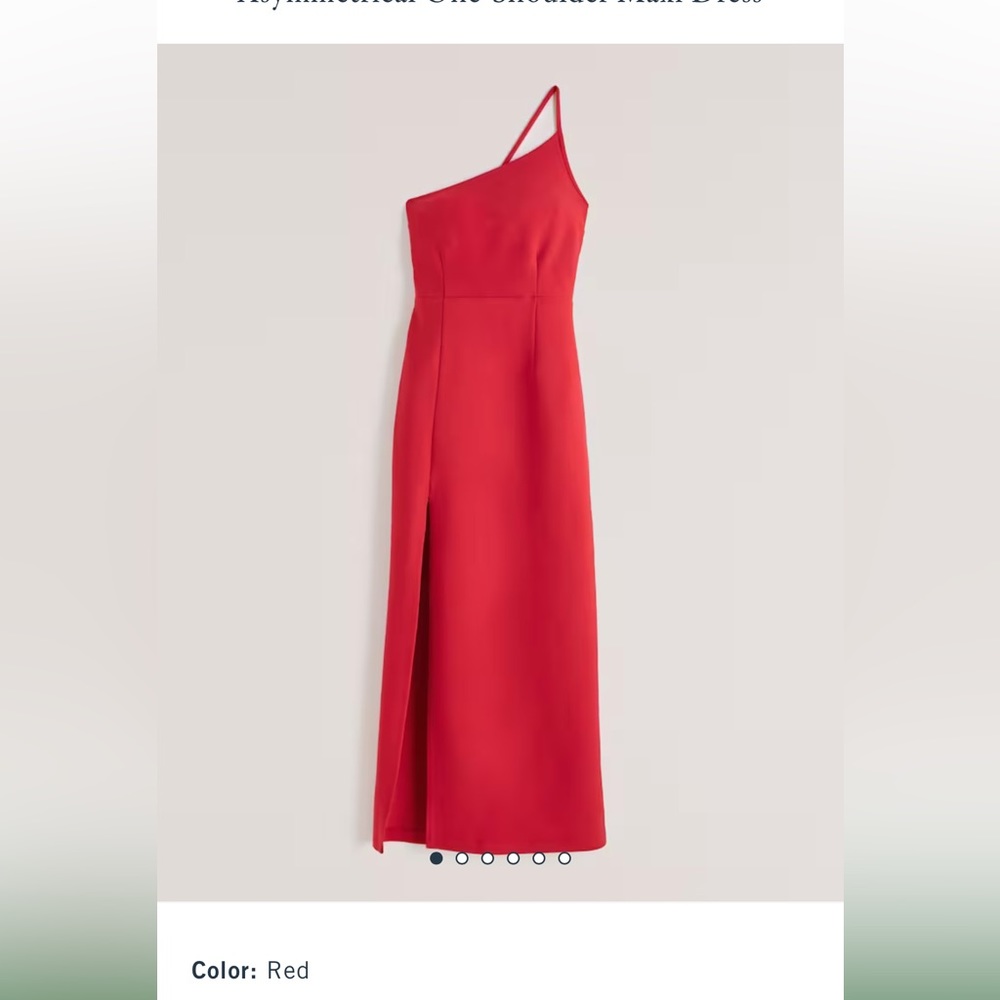 Asymmetrical one shoulder Abercrombie maxi dress - Picture 4 of 5